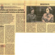 Primera aparición en prensa de ADEMBI en El Correo. Eugenia Epalza y Begoña Rueda en 1984